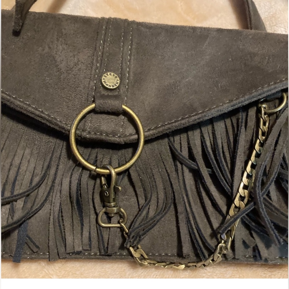 EUC Steve Madden brown Fringe bag
